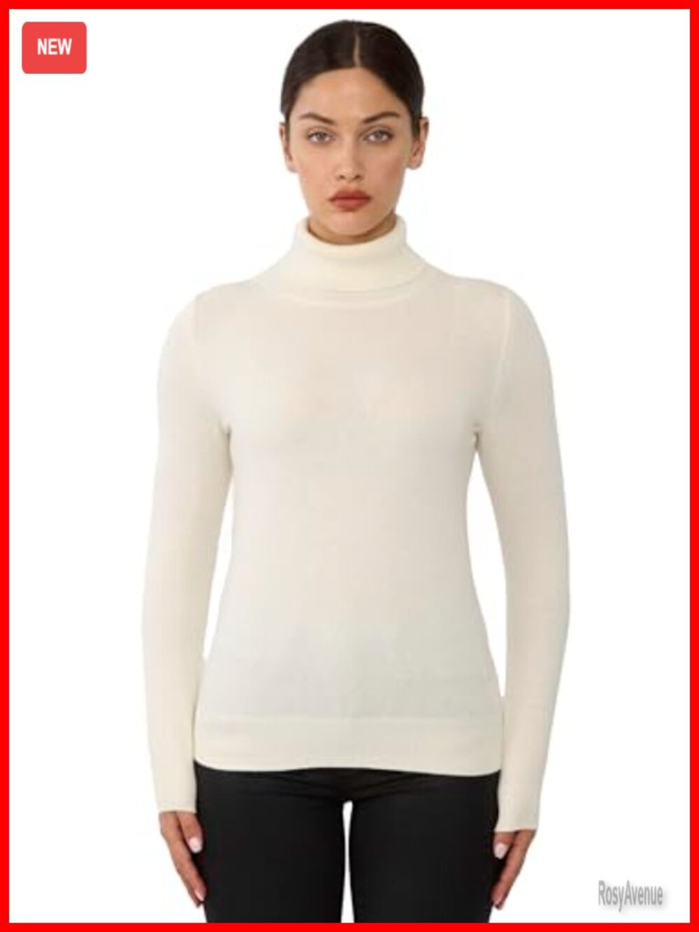 100% Cashmere Turtleneck Sweater Long Sleeve Pullover Women's